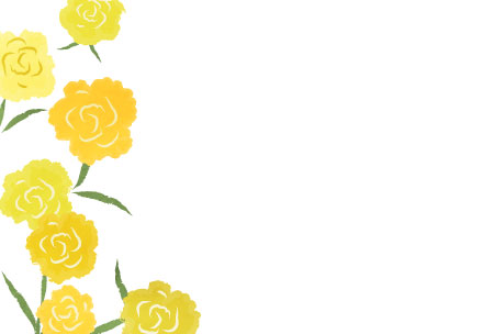 黄色いバラのシンプルな父の日カード