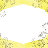 バラのイラストで囲んだデザイン
